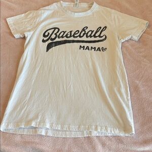 Baseball Mama Women's Short Sleeve Tee - White